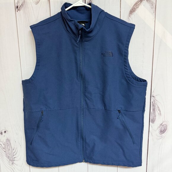The North Face Camden Windwall Vest Men’s XL Blue EUC